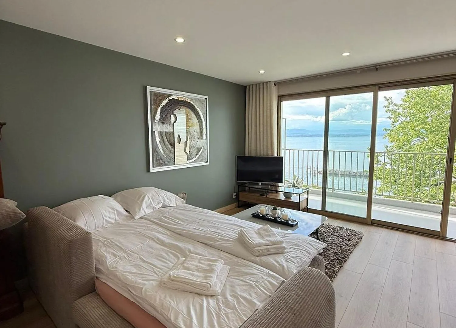 Lägenhet Appartement Evian Vue Lac Exceptionnel Frankrike